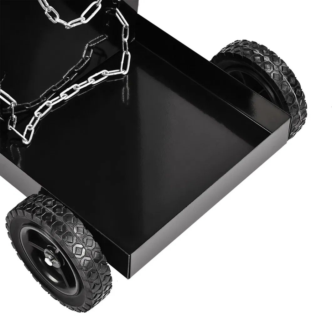 Black Stainless Steel Welding Serving Trolley Cart SL-OS006