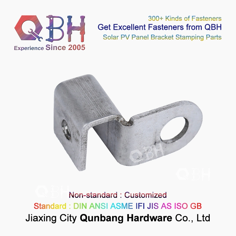 Qbh SS304 SS316 Stainless Steel Solar Energy Power Photovoltaic PV Panel Bracket Rack Stent Stand Customized Non-Standard Stamping Pressing Parts Special Washer