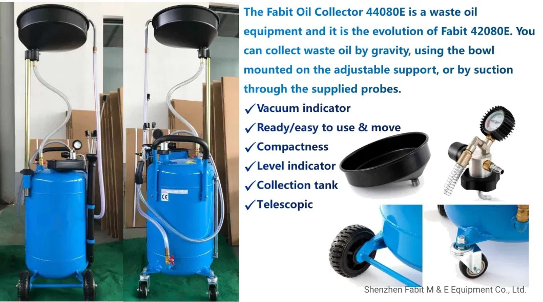 Portable Air Operated Draining Car Waste Oil Extractor CE Certificate