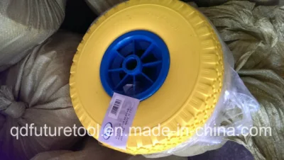 Good Quality PU Trolley Wheel with Plastic Rim