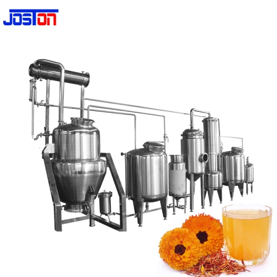 Low Temperature Vacuum Herbal Biomass Oil Extractor Centrifuge Solvent Extraction Machine