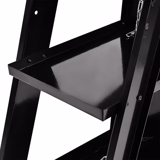 Black Stainless Steel Welding Serving Trolley Cart SL