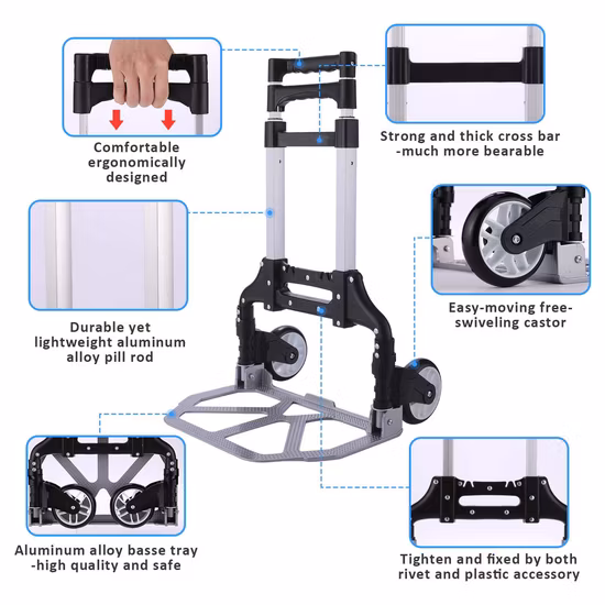 Aluminum Foldable Hand Truck China Factory