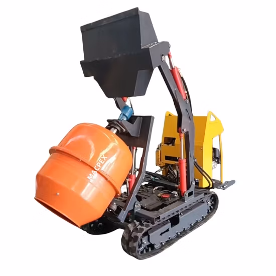 Rye20 Crawler-Type Self Feeding Intelligence Portable Industrial Gasoline Cement/Concrete Mixer