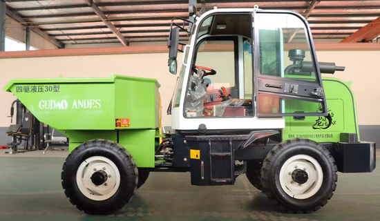 3t Site Dumper with Swivel Hopper Popular in EU Market and The Ce Certificaiton