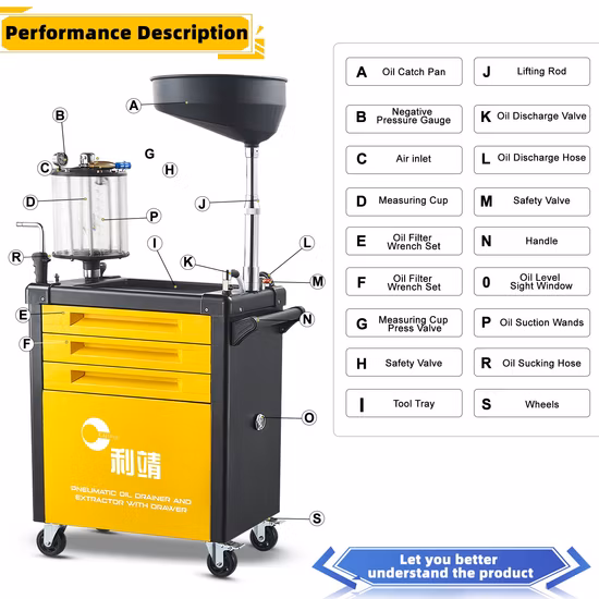Hpmm Waste Oil Drainer & Extrator Hc