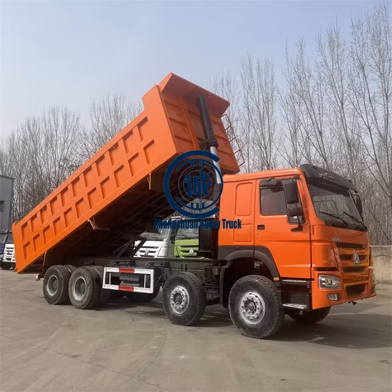 HOWO 12 Wheel 375 HP Dump Truck 8*4 Dump Truck Used Second Hand Trucks