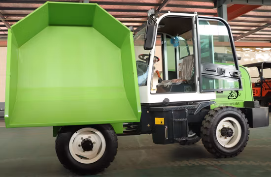3t Site Dumper with Swivel Hopper Popular in EU Market and The Ce Certificaiton